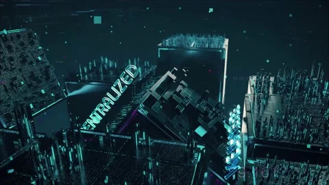 Web 3.0 Hackathon with digital technology hitech concept Stock Footage 211361142