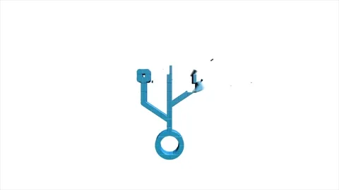 Web 3D pixel icon. Business. Email icon. Outline web icon. Motion graphics. Видео 153860747