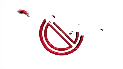 Web 3D pixel icon. Business. Email icon. Outline web icon. Motion graphics. Stock Footage 153873105