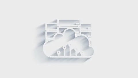 Web 3D shadow icon. Business. Email icon. Outline web icon. Motion graphics. Stockbeeldmateriaal 153802851