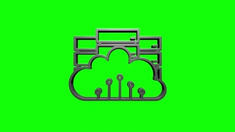 Web 3D silver icon. Business. Email icon. Outline web icon. Motion graphics. Stock Footage 153821547