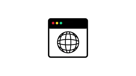 Web Access Window Stock Footage 335815147