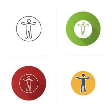 Web accessibility icon Stock Illustration
