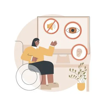 Web accessibility program abstract concept vector illustration. Stock-Illustration