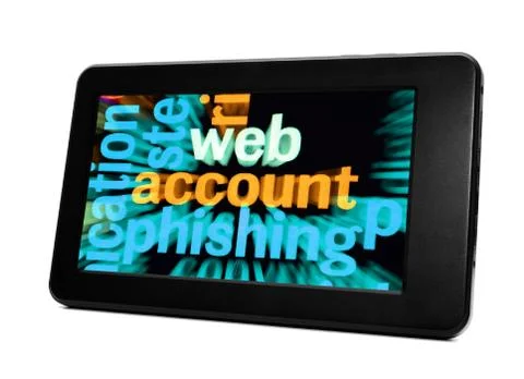 Web account Illustrazione stock