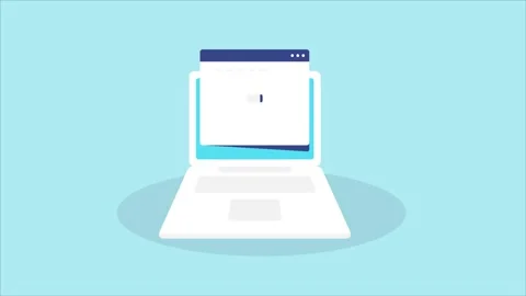 Web analytics, checking seo data and website visitors report. Stock Footage 240182002