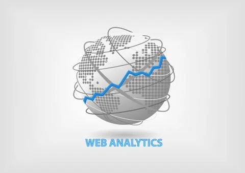 Web analytics concept vector illustration Stock Illustration