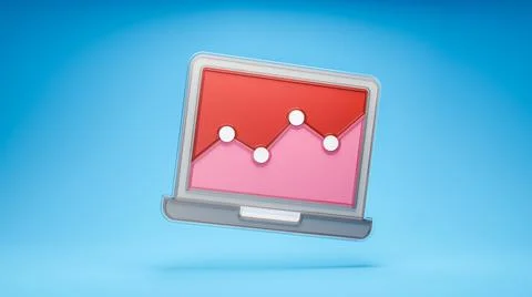 Web analytics website analysis detail information graphic chart signs 3d icon 스톡 일러스트