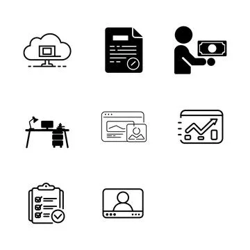 Web and App Development Icons set. イラスト素材