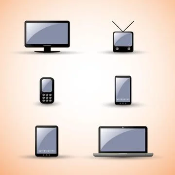 Web and Design Elements 스톡 일러스트