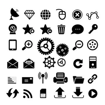 Web and internet icon Stock Illustration