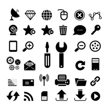 Web and internet icon Stock Illustration