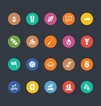 Web and Mobile UI Glyphs Style Icons Stock Illustration