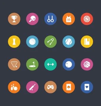 Web and Mobile UI Glyphs Style Vector Icons Stock Illustration