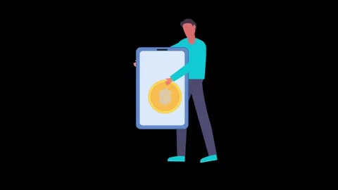 Web and Work 2d animation video. Stock Footage 282383011