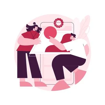 Web application design abstract concept vector illustration. イラスト素材