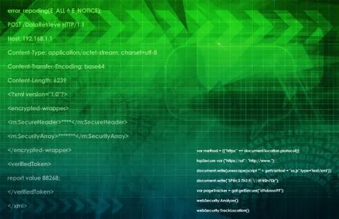 Web application system Stock Illustration