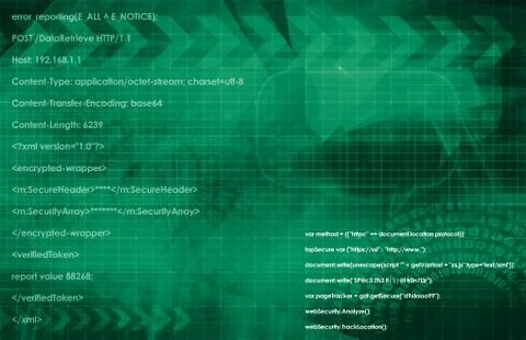 Web application system Stock Illustration