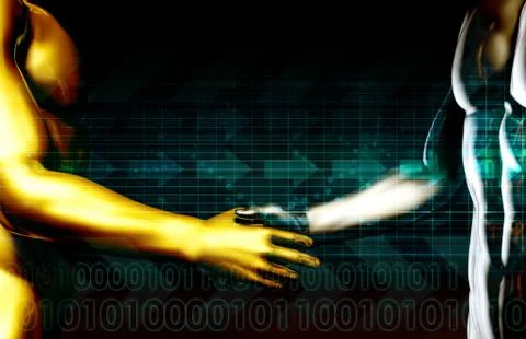 Web Application System Illustrazione stock