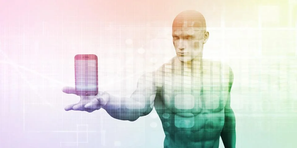 Web Application System Illustrazione stock