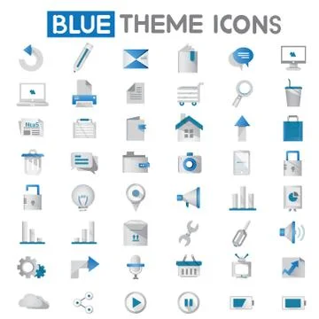 Web apps icons Illustrazione stock