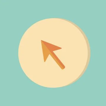 Web arrow, cursor icon Stock Illustration