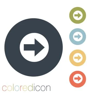 Web arrow Stock Illustration