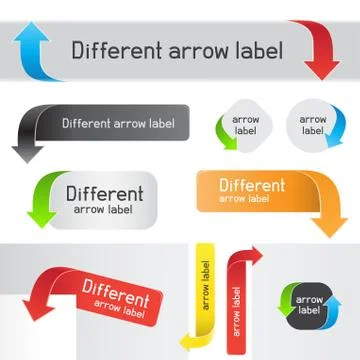 Web arrow pointer Stock Illustration