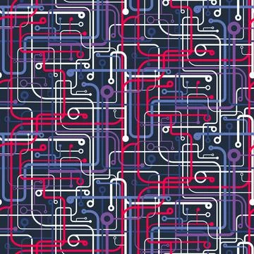 Web B seamless pattern Stock Illustration