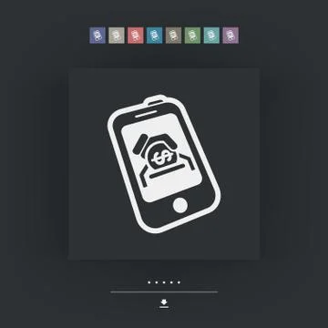 Web bank Stockillustratie