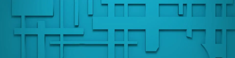 Web Banner, Header Layout Template. Stock Illustration