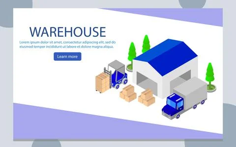 Web banner illustrated in vector on white background Stock Illustration