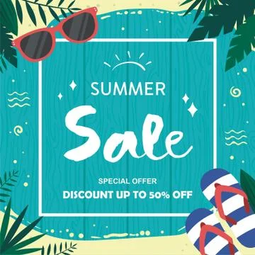 Web banner or poster for e-commerce, on-line cosmetics shop, Stock Illustration