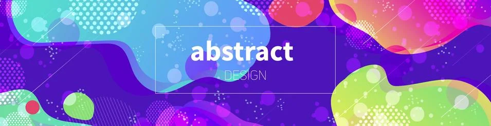 Web banner template with space shining effect 库存插图