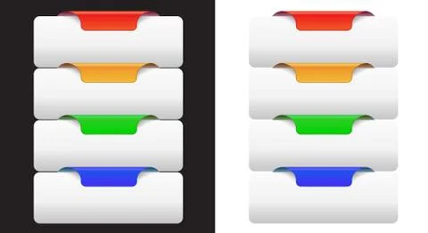 Web banner white Stock Illustration