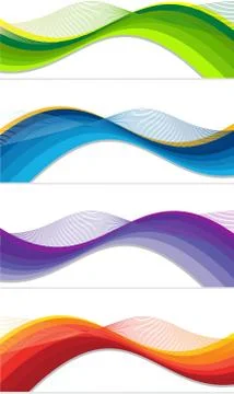 Web banners Illustrazione stock