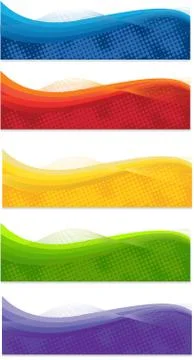 Web banners 库存插图