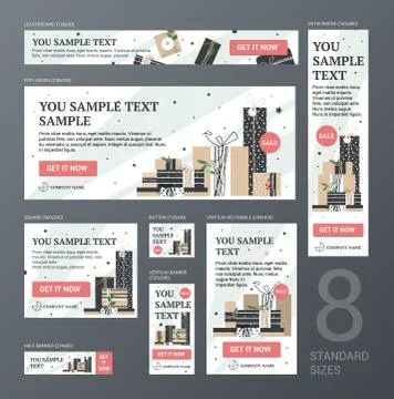 Web Banners Set Stock Illustration
