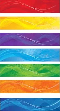 Web banners set Stock Illustration