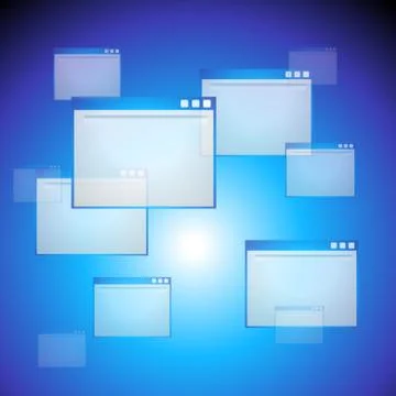Web blue background Stock Illustration