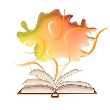 The Web of Book Life Stock Illustration