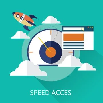 Web Browser With Connection 5G High-Speed Internet Stock Illustration