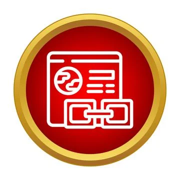 Web browser with global website link concept Stockillustratie