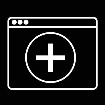 Web Browser Icon illustration design Stock Illustration