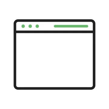 Web Browser icon vector image. 스톡 일러스트