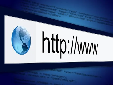 Web browser Stockillustratie