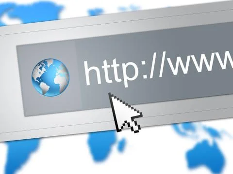 Web browser Illustrazione stock