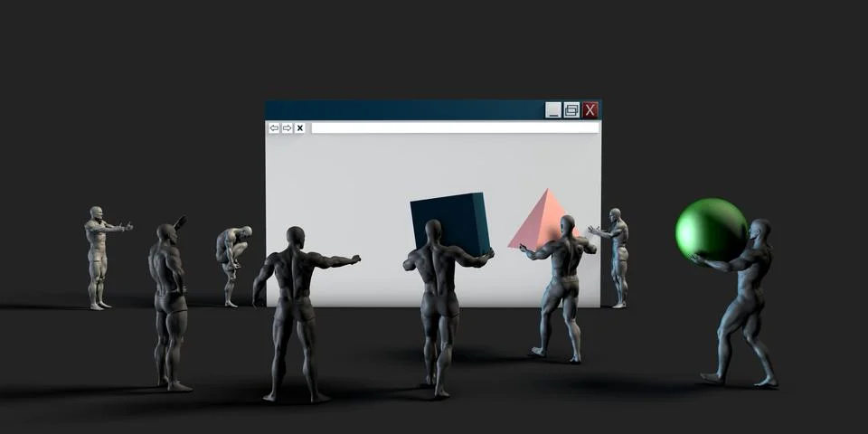 Web Browser Illustrazione stock