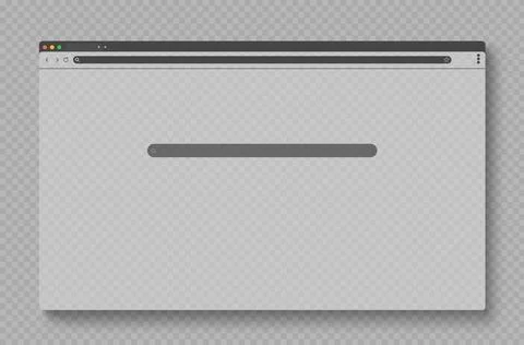 Web browser mockup. Page window screen interface Illustrazione stock