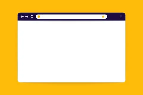 Web browser page mockup Stock Illustration
